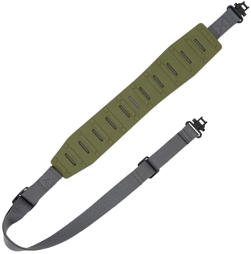 Allen Company Baktrak Kling Sling, Rubber, Black and Green, Includes Swivels 8533