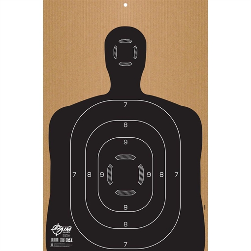Allen EZ Aim Silhouette Corrugated Shooting Target B27 23" x 35" 15668