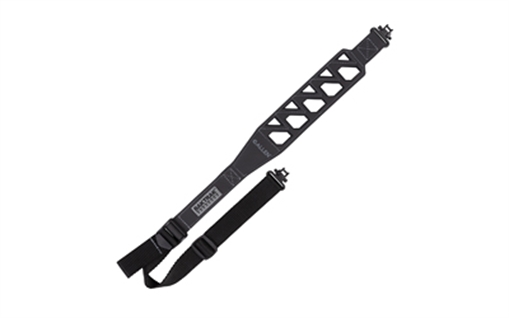 Allen Company VERTEX Hyper Tough Sling, BAKTRAK Slip Resistant Backing, Matte Finish, Black and Gray, Includes Sling Swivels 8541