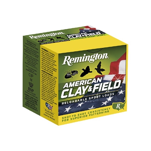 Remington AMERICAN CLAY & FIELD 12 GAUGE 2-3/4'' 1-1/8OZ #9 SHOT 25/BOX 20348