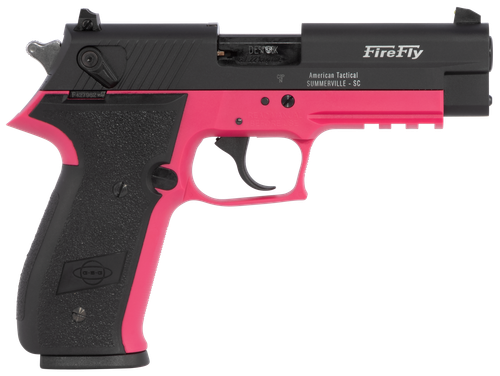 GSG FireFly 22 LR, 4.9" Barrel, Pink Frame, Black Slide/Grip, 10rd