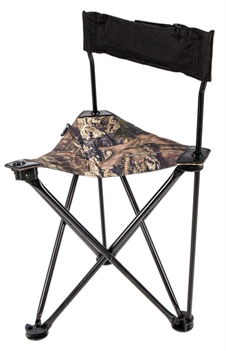 Ameristep Tripod Stool w/Back Swivel Mossy Oak Break-Up Country Heavy Duty Fabric/Steel AMSAMEFT1013