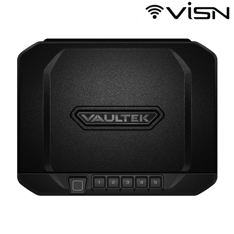Vaultek NV10i 10 Series ViSN Biometric Pistol Vault, Black (NV10i-BK)
