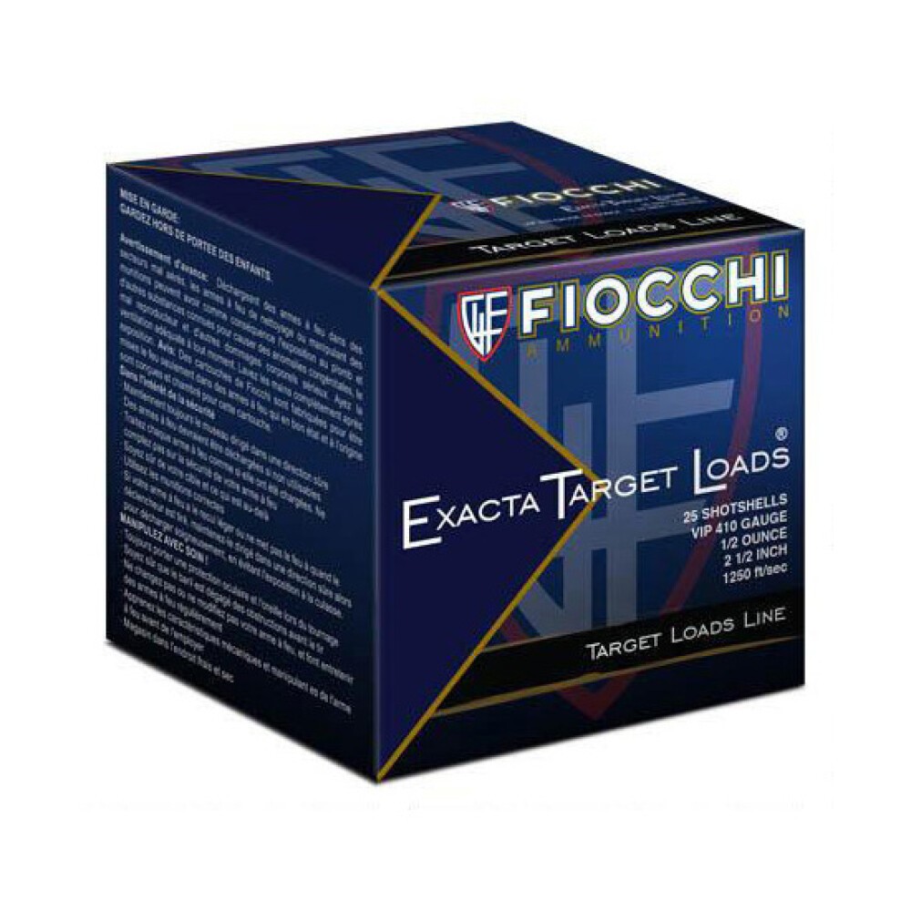 Fiocchi VIP Target 410 7.5 Shot 2.5″ 250rd Case