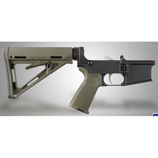 ANDERSON MANUFACTURING AR15 LOWER RECEIVER COMPLETE MAGPUL OD GRN B2K402B002