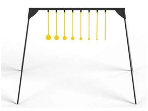 Caldwell Challenge Target Rimfire KYL Black/Yellow AR500 Steel Standing Includes 8 Targets 4002310