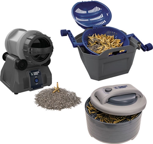Frankford Arsenal Tumbler Pro Kit, Inlcudes Rotary Tumbler Lite, Wet/Dry Media Separator, Brass Dryer and 2 Lbs of Stainless Steel Media 1199453