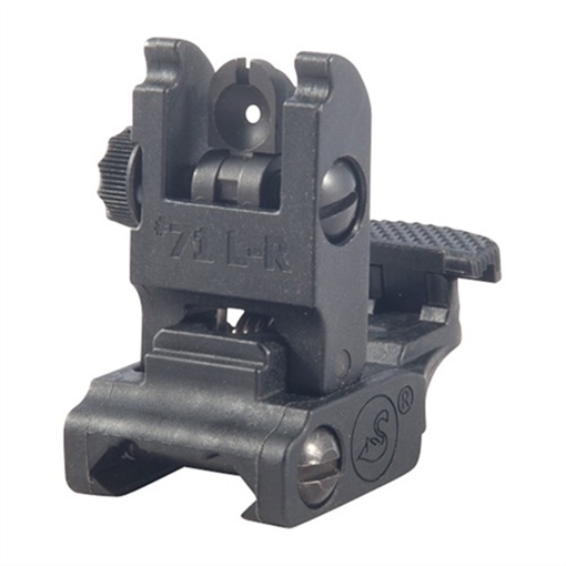 A.R.M.S. AR-15 FLIP-UP ADJUSTABLE LOW PROFILE REAR SIGHT BLACK 71L-R