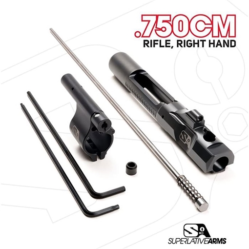 Superlative Arms Llc AR-15 ADJ PISTON SYSTEM W/CLAMPON .750'' GAS BLOCK RIFLE RH SABO-PS-RFD-R750CM