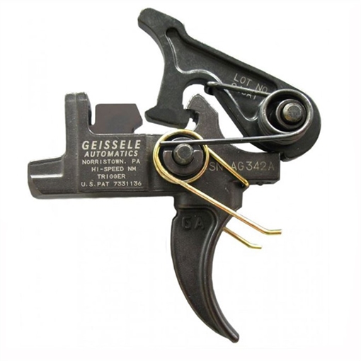 Geissele Automatics HI-SPEED NATIONAL MATCH 2-STAGE CURVED TRIGGER SET FOR AR-15 05-181