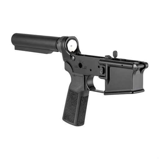 Sons Of Liberty Gun Works AR-15 LOWER RECEIVER SEMI-COMPLETE ANGRY PATRIOT BLACK BNM4ANGRYPATRIO