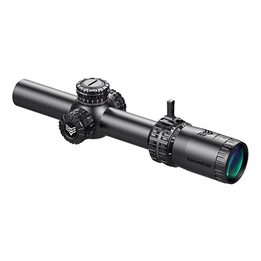 Swampfox Optics ARROWHEAD LPVO 1-10X24MM SFP ILL GUERRILLA DOT BDC-RED BLACK ARH11024-B