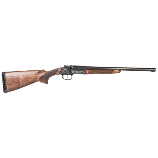 ATI ATI Road Agent Prime 20 Gauge Break Open 3" 2rd 18.50" Black Side By Side Barrel, Black Engraved Aluminum Receiver, Fixed Turkish Walnut Stock ATI GKOF20RA