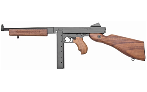 Auto Ordnance M1 Tommy Gun, Semi-automatic Rifle, 45 ACP, 10.5" Barrel, Black Finish, 30Rd Stick Magazine M1SB