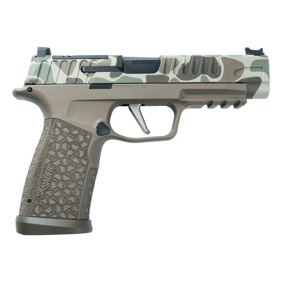 Sig Sauer P365 FUSE Semi-Auto Pistol 365XF-9-BFOMODDK2, 9mm, 4.3", Optic Ready, Duck Camo 2 Slide Finish, 17+1/21+1 Rds