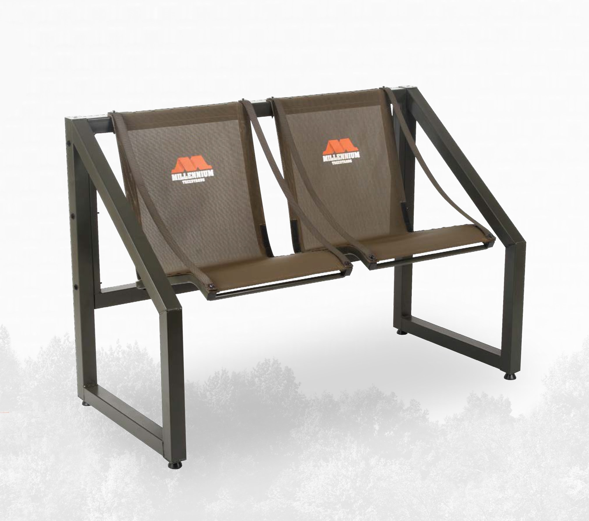 Millennium Treestands 2-Person Steel Bench #B-002-2X **CANNOT SHIP**