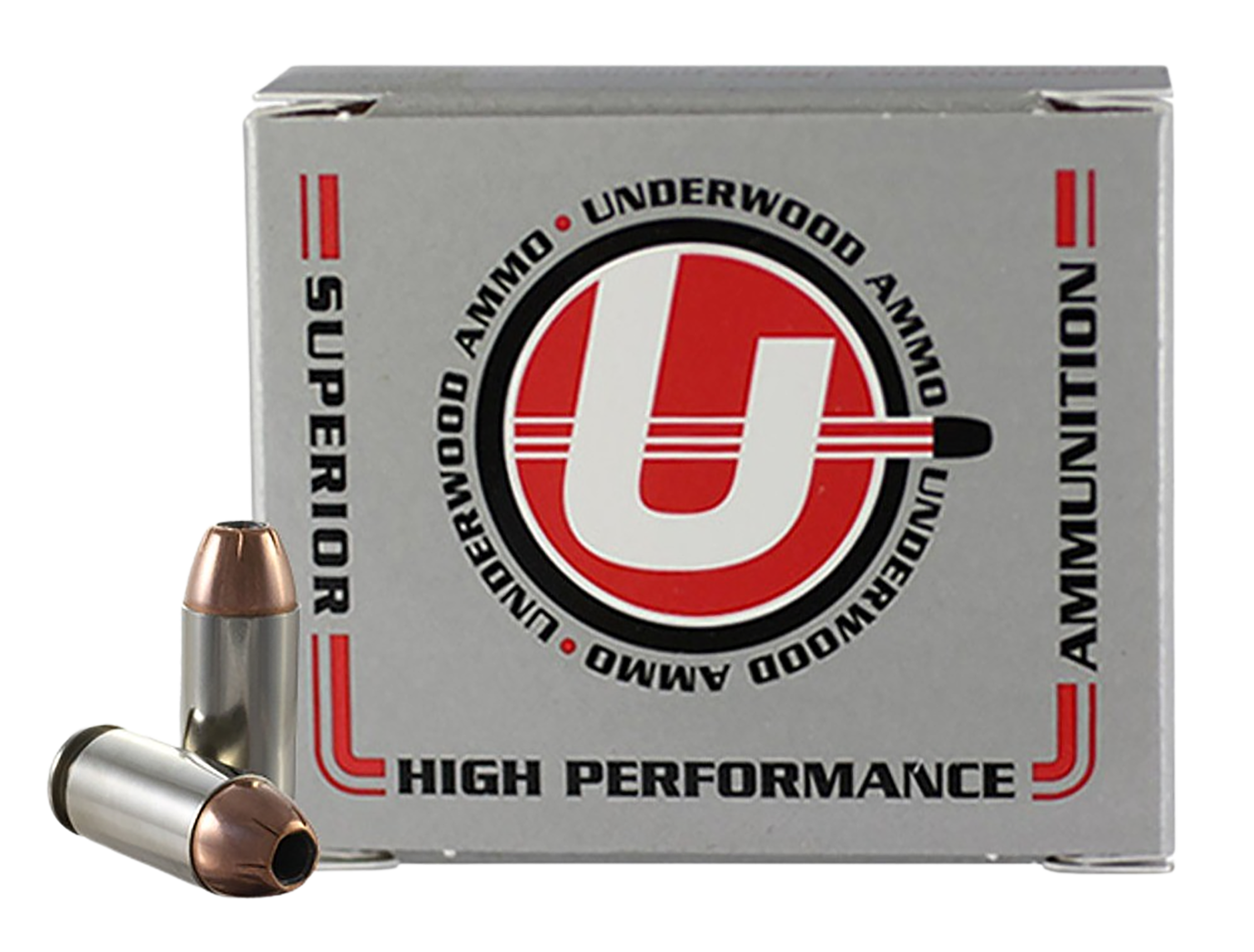 UnderwoodPistol Ammunition UA223, 40 S&W, Jacketed Hollow Point (JHP), 155GR, 1300fps, 20 Rd/bx