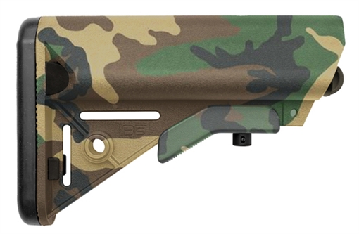 B5 Systems SOPMOD Stock, Woodland Camo, w/ Quick Detach Mount, Double the resin and glass of prior SOPMOD stock, makes this stock 2-3 times stronger., Mil Spec SOP-1188 SOP1188