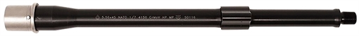 Ballistic Advantage Performance Series 5.56x45mm NATO 12.30" Threaded Hanson Profile, Carbine Length with Low Pro Gas Block, Black QPQ Chrome Moly Vanadium Steel, Fits AR-15 BABL556033F