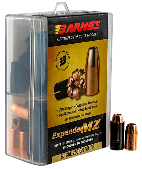 Barnes Expander MZ Muzzleloader Bullet .50 Caliber .451 Diameter 300 Grain 15rd/Box,NOT AMMO THESE ARE RELOADING BULLETS