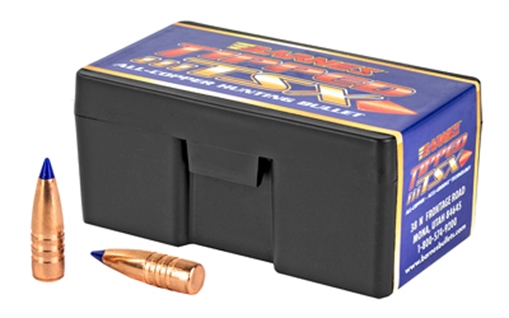 Barnes TIPPED TSX, .308 Diameter, 30 Caliber, 130 Grain, Ballistic Tip Boat Tail, California Certified Nonlead, 50 Count 30364