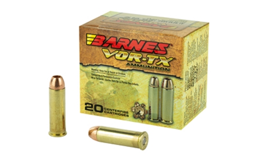 Barnes VOR-TX, 41 Mag, 180 Grain, XPB, Jacketed Hollow Point, Lead Free, 20 Round Box, California Certified Nonlead Ammunition 22037 BB41MAG1