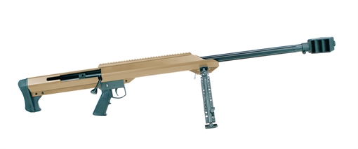 Barrett M99 50 BMG 29" 1rd Flat Dark Earth Cerakote Flat Dark Earth Fixed w/Sorbothane Recoil Pad Stock Black Polymer Grip Right Hand 14032