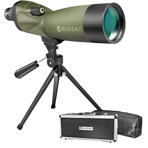 Barska Blackhawk WP Spotting Scope Tripod Soft & Hard Case - 20-60x60mm Matte AD10350