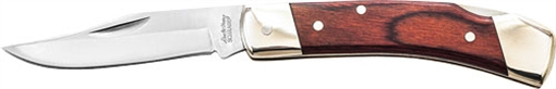 Schrade Uncle Henry Smokey Lockback Folding Knife 2-7/8" Clip Point Blade Wood with Leather Sheath LB5