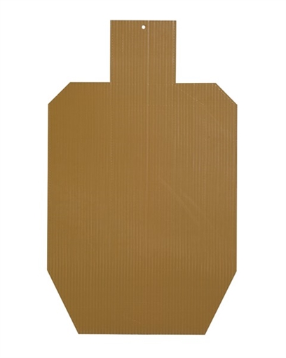 B/C TARGETS SHARPSHOOTER IPSC WHITE/BROWN PLASTIC CORRUGATED BOX ( 6 PER CASE ) 38459