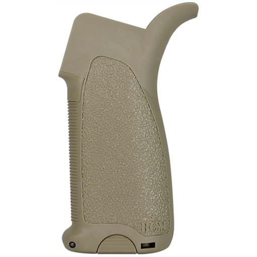 BCM BCMGunfighter Grip Mod 1 Made of Flat Dark Earth Polymer With Storage Compartment for AR-Platform GFGMOD1FDE