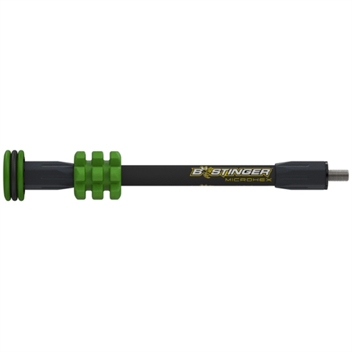 Bee Stinger Bee Stinger MicroHex Stabilizer Green 6 in. MHX06GR