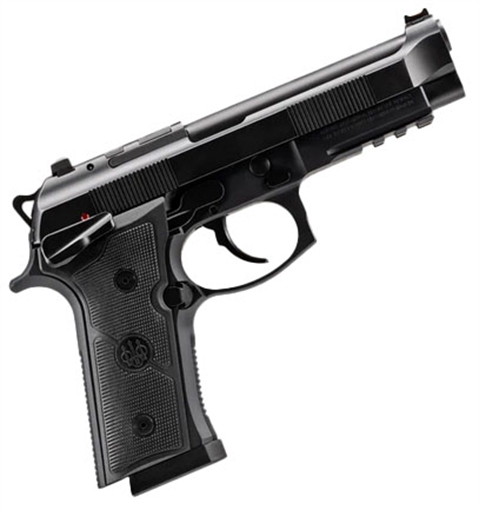 Beretta 92GTS, Double Action/Single Action, Semi-automatic, Metal Frame Pistol, Full Size, 9MM, 4.7" Barrel, Cerakote Finish, Black, Ambidextrous Frame Mounted Decocker, Fiber Optic Front Sight, 18 Rounds, 2 Magazines J92XFMSDA21