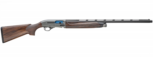 Beretta A400 XCEL Sporting Vittoria, Semi-automatic, 12 Gauge 3" Chamber, 28" Barrel, Acuatech Shield Gray, Blued Barrel, Wood Stock, Bead Front Sight, OCHP Extended Choke, C, M, F Chokes Included, 2 Rounds J42CJ18V