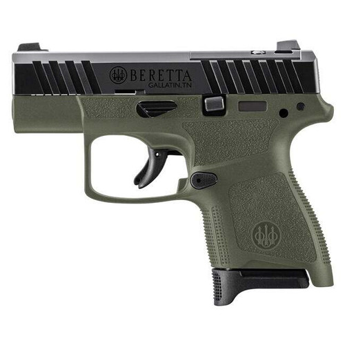 Beretta APX-A1 Carry 9mm, 2.9" Barrel, Olive Drab Green, Optics Ready, 8rd