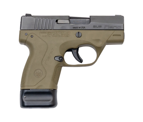 Beretta BU9 Nano Used 9mm, 3.07" Barrel, 3-Dot Sights, Flat Dark Earth, 8rd