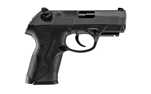Beretta PX4 Compact Carry 2, Double Action/Single Action, Semi-automatic, Polymer Frame Pistol, Compact, 9MM, 3.2" Barrel, Matte Finish, Black, Black Rear Sight and Orange Dot Front, 10 Rounds, 2 Magazines JXC9G10CC2