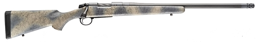 Bergara B-14 Series Ridge Carbon Wilderness Rifle, Bolt Action Rifle, 7MM PRC, 22" Carbon Fiber Barrel, Threaded 5/8-24, Omni Muzzle Brake, Fluted Bolt, Cerakote Finish, Black, American Style Synthetic Stock, 3 Rounds B14LM5113CF