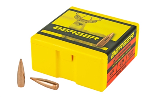 Berger Bullets VLD Hunting, .308 Diameter, 30 Caliber, 155 Grain, Hollow Point Boat Tail, 100 Count 30508 60-30508