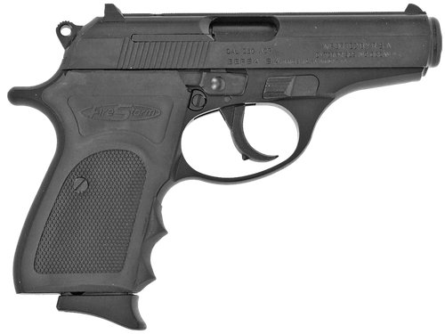 Bersa Firestorm Micro-Compact 380 ACP 7+1, 3.50" Barrel, Matte Black Serrated Steel Slide, Aluminum Frame w/Beavertail, *CA Compliant