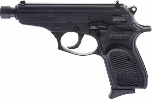 Bersa Thunder 380 .380 ACP, 4.3" Threaded Barrel, Contrast Sights, Matte Black, 8rd