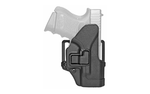 BLACKHAWK SERPA CQC Concealment Holster with Belt and Paddle Attachment, Fits Glock 26/27/33, Right Hand, Matte Black 410501BK-R 410501BKR