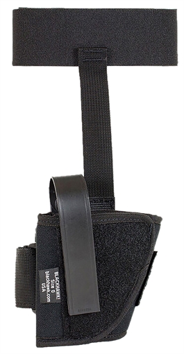 Blackhawk Ankle Size 10 Black Cordura Velcro Fits 22-25 Cal Small Autos Right Hand 40AH10BKR