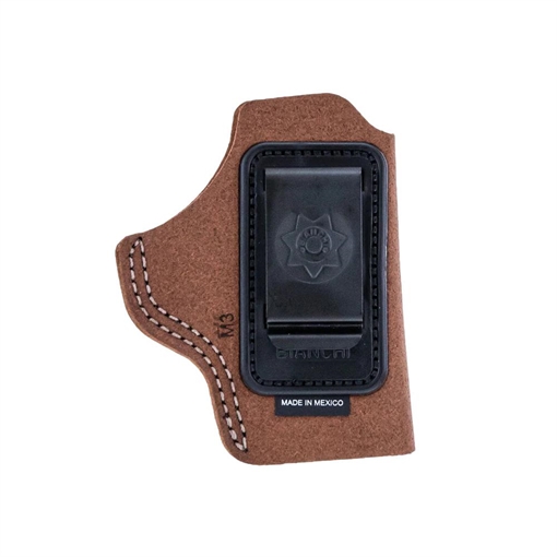 Bianchi Model 6 Waistband Holster - S&W 15 19 686 K/L Frame 4" Right Hand Rust Suede 10378