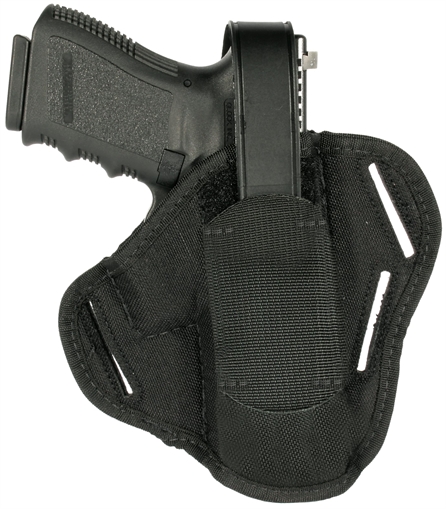 Blackhawk Pancake OWB Size 05 Black Cordura Nylon Belt Slide Fits Large Semi-Auto Fits 3.75-4.50" Barrel Ambidextrous 40PC05BK