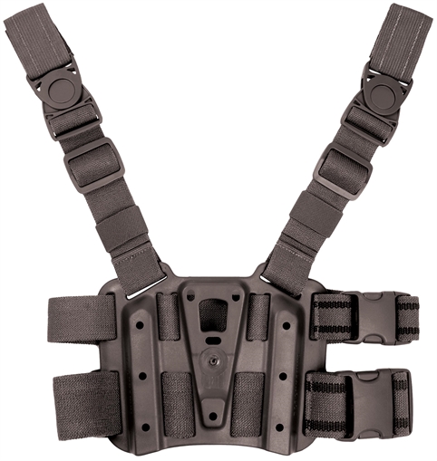 Blackhawk Tactical Holster Platform Black Carbon Fiber Leg Mount Fits Blackhawk Concealment/Duty Holsters 432000PBK