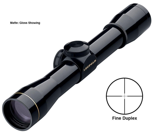 BLEMISHED Leupold FX-I Rimfire Scope - 4x28 Fine Duplex Reticle 1" Tube Matte 58680B