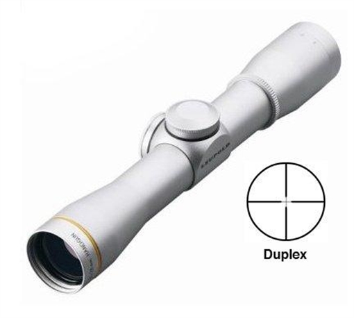 BLEMISHED Leupold FX-II Handgun Scope - 4x28mm Duplex Reticle Silver 58760B