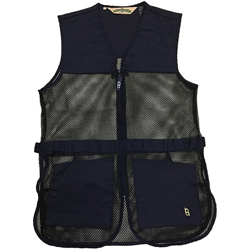Bob Allen Full Mesh Dual Pad Shooting Vest Navy Blue L 21449