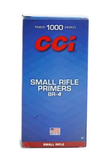 CCI BR-4 Small Rifle Bench Rest Primers 1000ct Brick #19 **CANNOT SHIP – IN-STORE PICK UP ONLY**